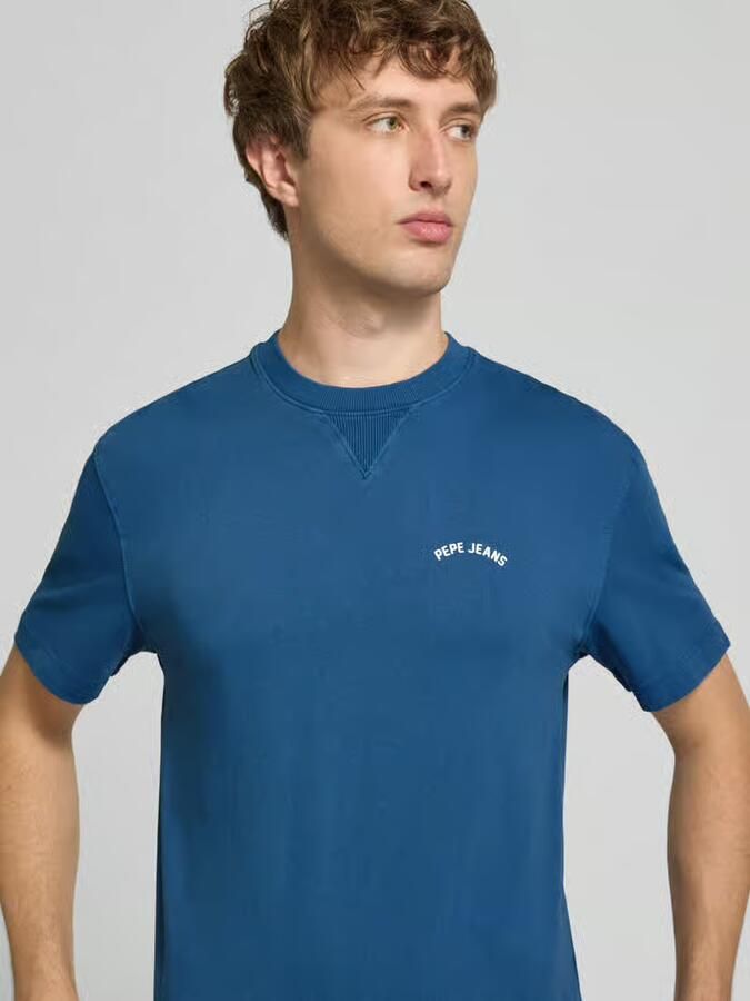 Pepe Jeans regular fit T-shirt van puur katoen model 'John Tee' - Foto 2