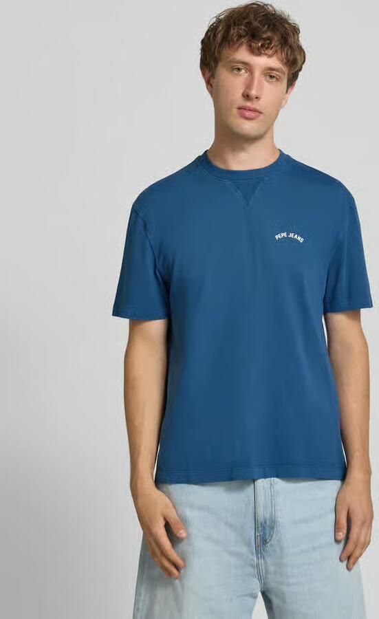 Pepe Jeans regular fit T-shirt van puur katoen model 'John Tee' - Foto 2