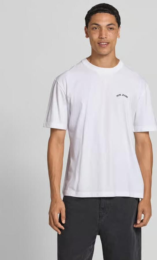Pepe Jeans regular fit T-shirt van puur katoen model 'John Tee' - Foto 2