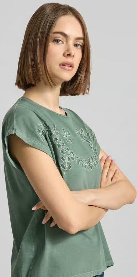 Pepe Jeans regular fit T-shirt van puur katoen model 'MINA'