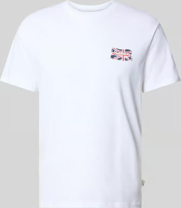 Pepe Jeans regular fit T-shirt van puur katoen model 'SMALL FLAG' - Foto 2