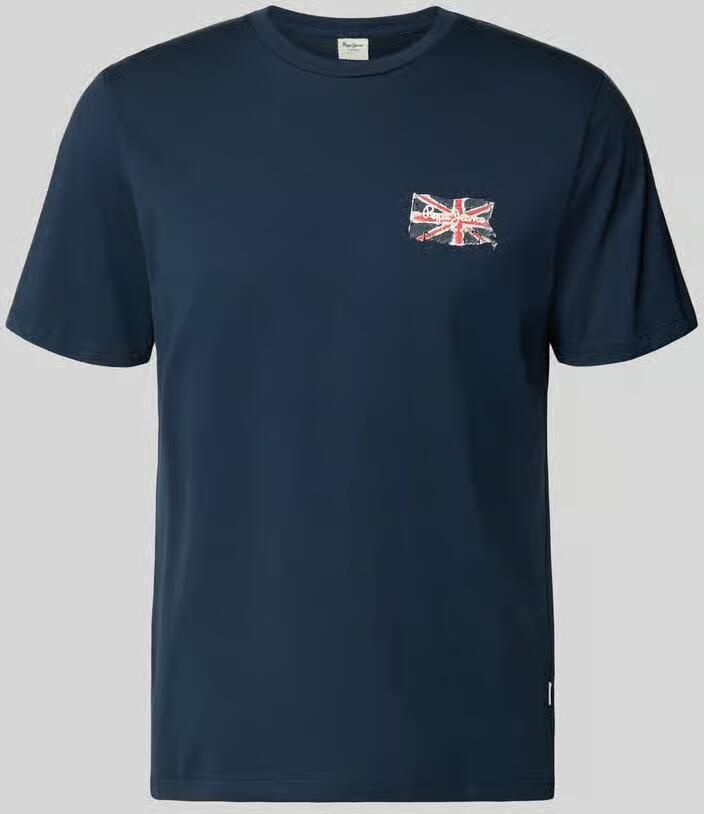 Pepe Jeans regular fit T-shirt van puur katoen model 'SMALL FLAG' - Foto 2