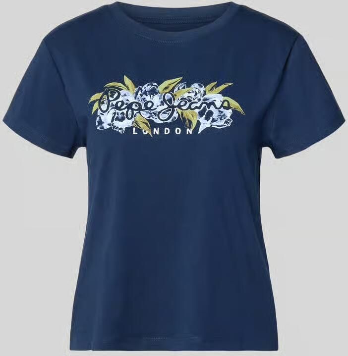 Pepe Jeans regular fit T-shirt van zuiver katoen model 'MAHINA' - Foto 2