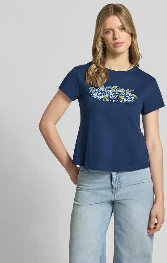 Pepe Jeans regular fit T-shirt van zuiver katoen model 'MAHINA' - Foto 3