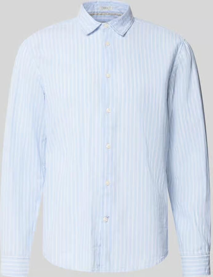 Pepe Jeans regular fit vrijetijdshemdbloes van linnen-katoenmengsel model 'PHILIPPE'