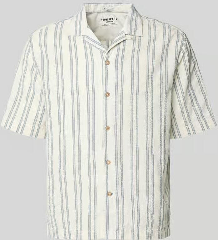 Pepe Jeans regular fit vrijetijdsoverhemd van katoenmix model 'PERSHORE' - Foto 2