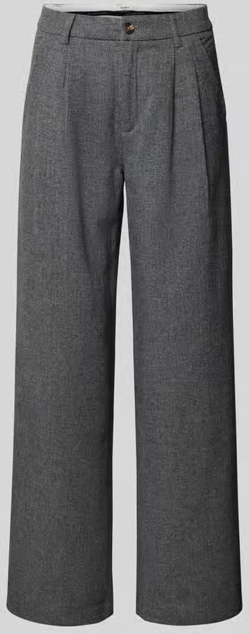 Pepe Jeans Regular fit wijde broeken met wol model 'SIA'