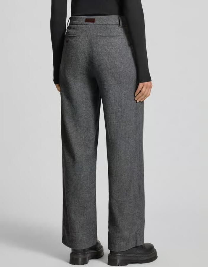 Pepe Jeans Regular fit wijde broeken met wol model 'SIA' - Foto 2
