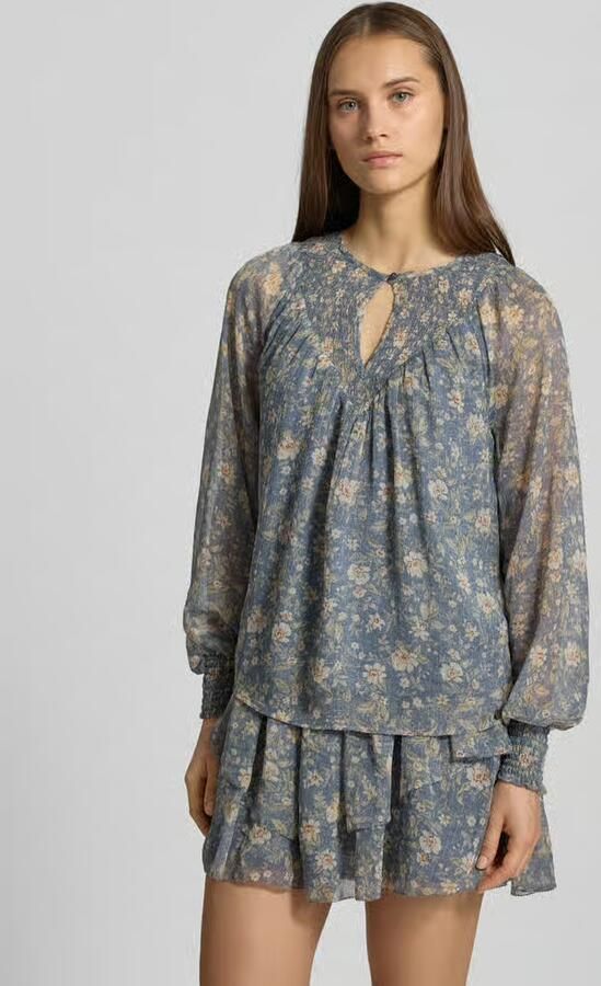 Pepe Jeans Relaxed fit chiffon blouse met all-over bloemenmotief model 'LAUREL SHIRT' - Foto 4