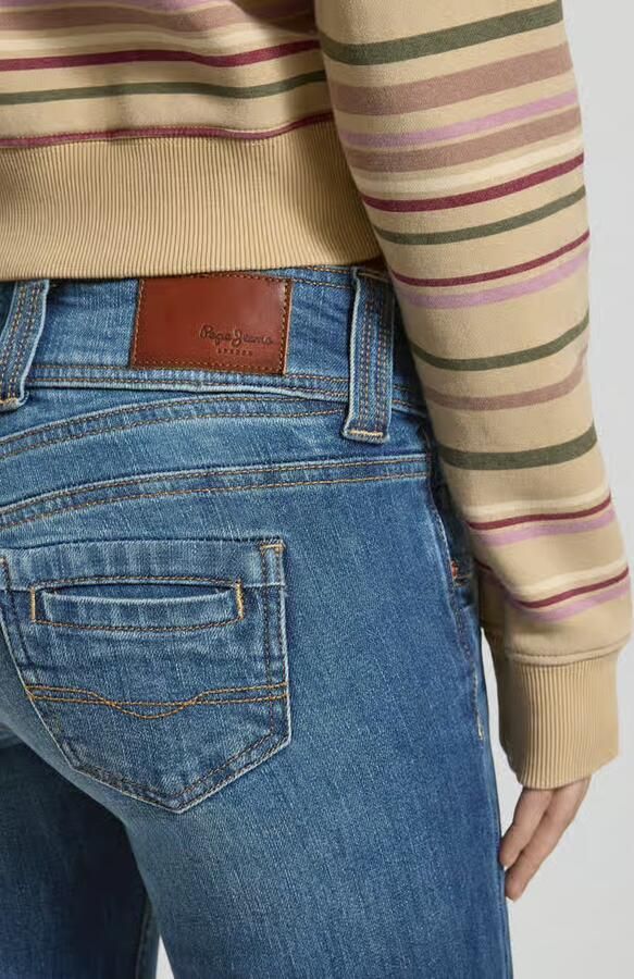 Pepe Jeans Skinny fit jeans van katoenmix model 'GEN' - Foto 2
