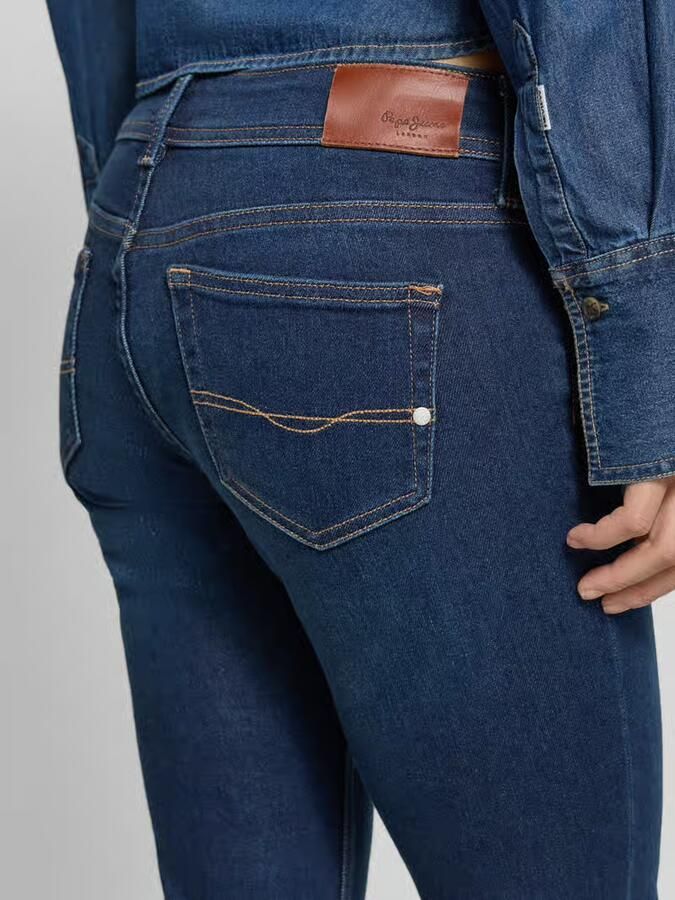 Pepe Jeans slim fit bootcut jeans van katoenmix model 'PIMLICO'