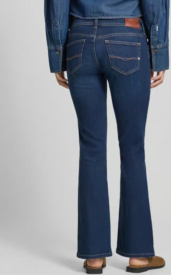 Pepe Jeans slim fit bootcut jeans van katoenmix model 'PIMLICO'