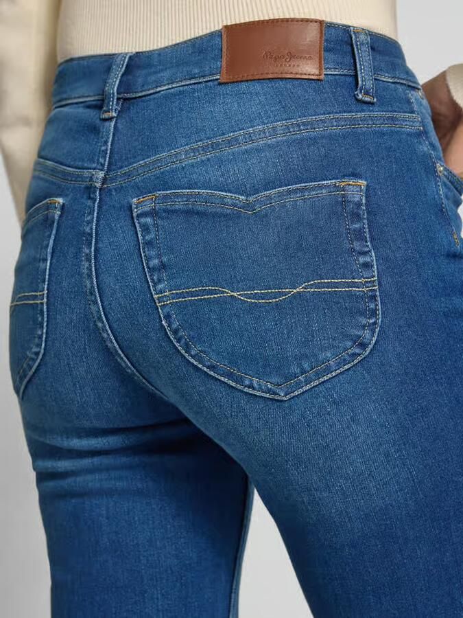 Pepe Jeans slim fit bootcut jeans van katoenmix model 'WILLA'