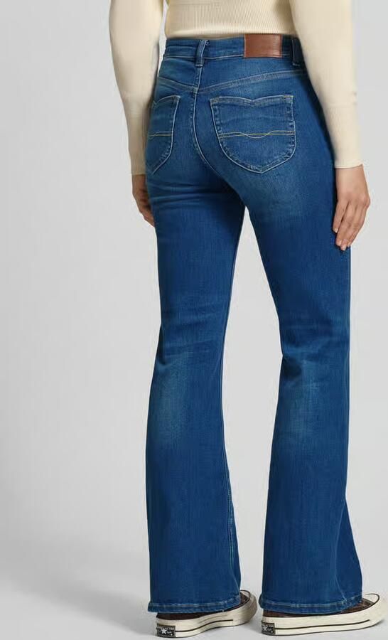 Pepe Jeans slim fit bootcut jeans van katoenmix model 'WILLA' - Foto 3
