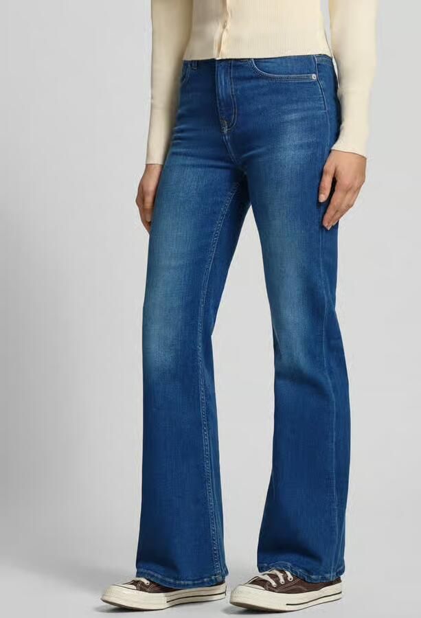 Pepe Jeans slim fit bootcut jeans van katoenmix model 'WILLA' - Foto 2
