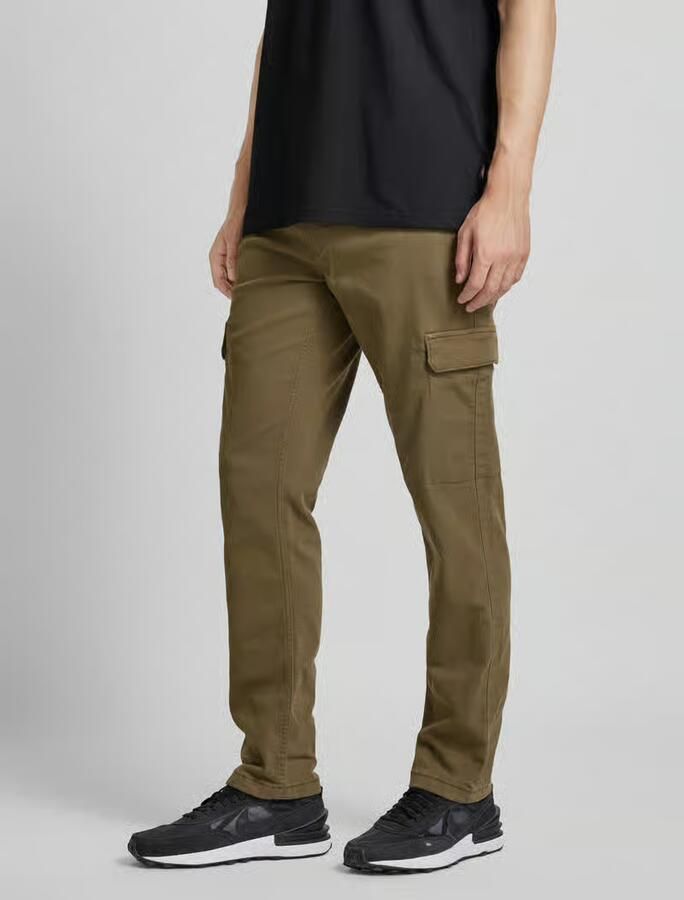 Pepe Jeans Slim fit cargobroek met tunnelkoord model 'Gymdigo' - Foto 2