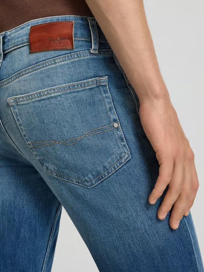 Pepe Jeans slim fit jeans van katoenmix model 'Hatch' - Foto 2