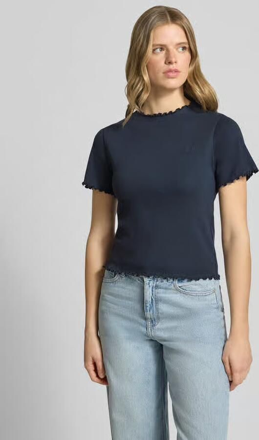 Pepe Jeans slim fit T-shirt van katoenmix model 'NORA' - Foto 2