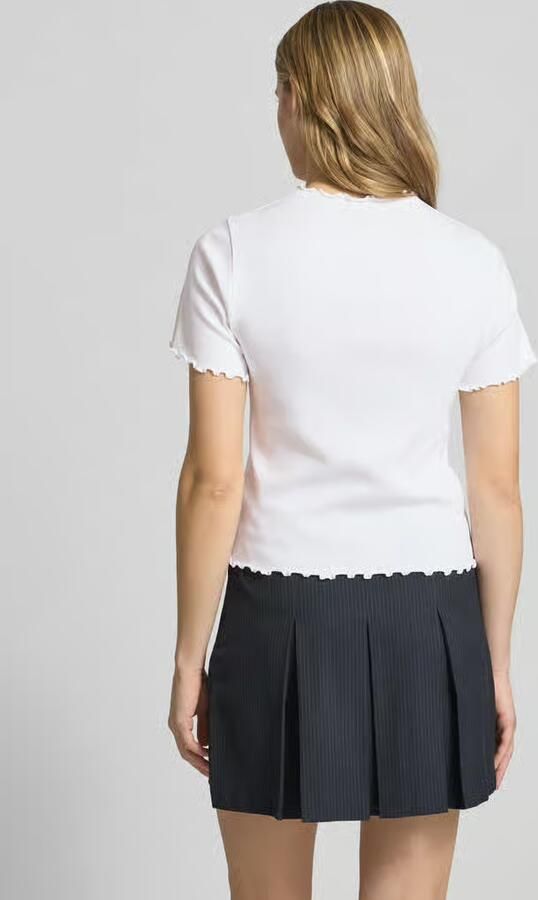 Pepe Jeans slim fit T-shirt van katoenmix model 'NORA'
