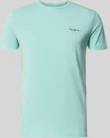 Pepe Jeans slim fit T-shirt van katoenmix model 'ORIGINAL BASIC 3N' - Foto 2