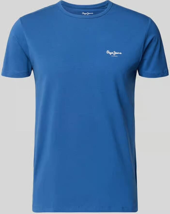 Pepe Jeans slim fit T-shirt van katoenmix model 'ORIGINAL BASIC 3N'