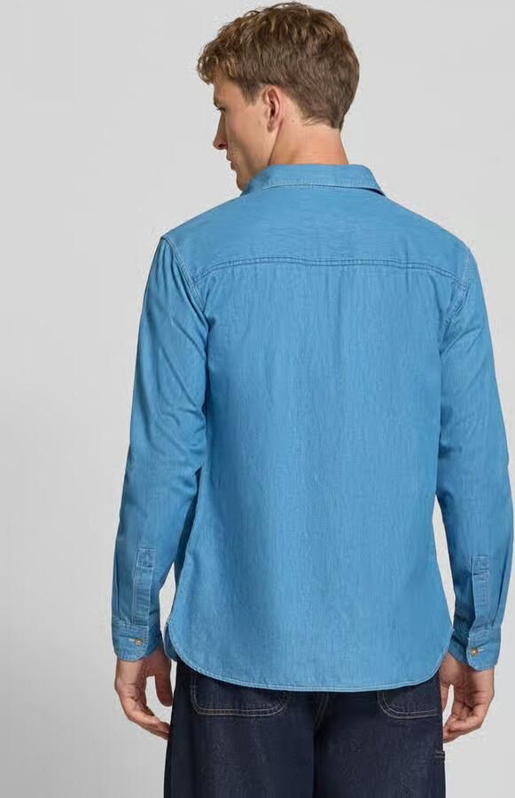 Pepe Jeans Slim fit vrijetijdsoverhemd van puur katoen model 'ABEL'
