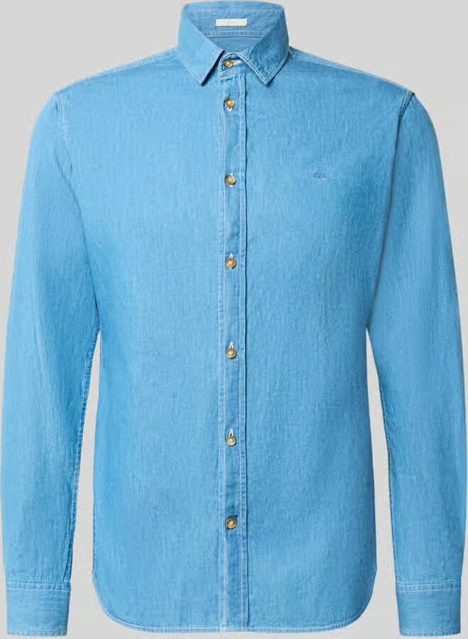 Pepe Jeans Slim fit vrijetijdsoverhemd van puur katoen model 'ABEL' - Foto 2