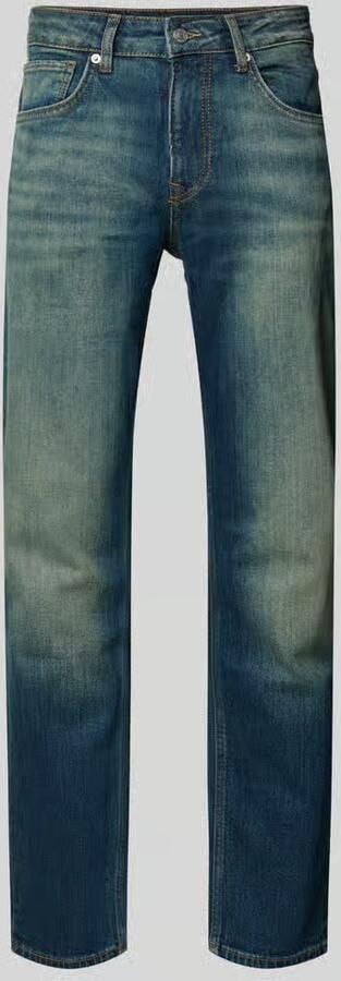 Pepe Jeans straight fit jeans van katoenmix model 'Cash'