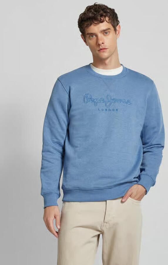 Pepe Jeans Sweatshirt met Labelstitching Model 'Nouvel' - Foto 2