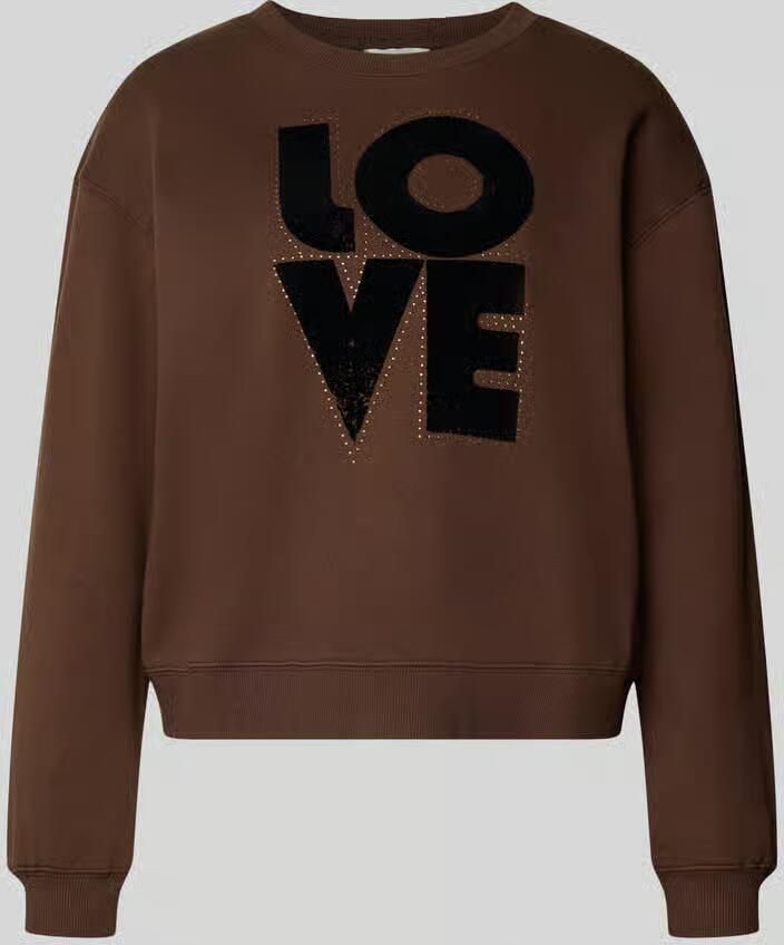 Pepe Jeans Sweatshirt met LOVE frontprint model 'BRISA'