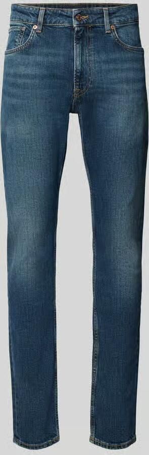 Pepe Jeans tapered fit jeans met used wassing model 'Stanley'