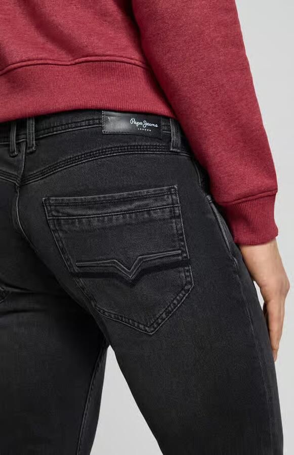Pepe Jeans Tapered fit jeans van katoenmix model 'SPIKE' - Foto 2