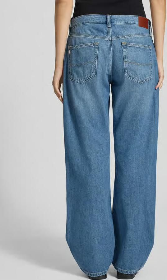 Pepe Jeans Wide leg jeans van een mix van katoen en lyocell model 'NICKY'