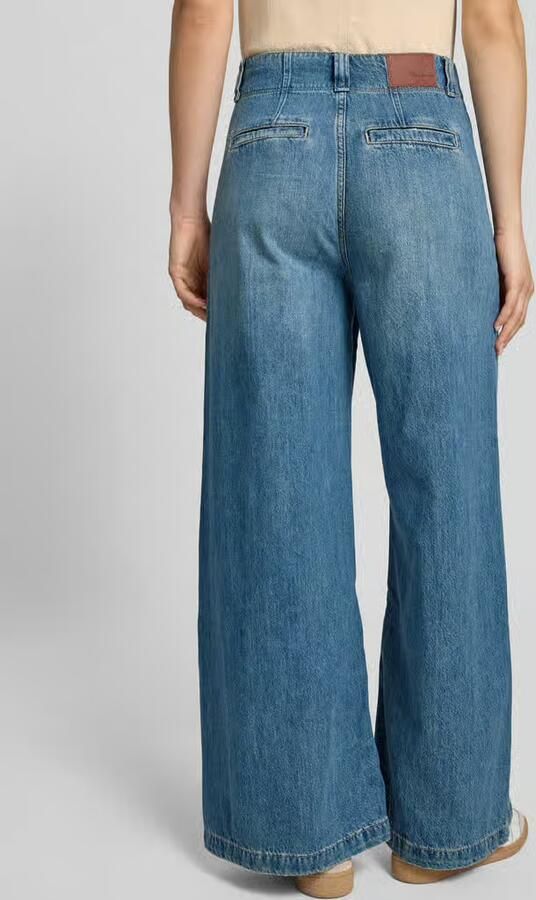 Pepe Jeans Wide leg jeans van katoenmix model 'JAIMY'