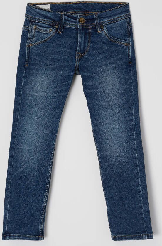 Pepe Jeans Slim fit jeans met stretch model 'Cashed'