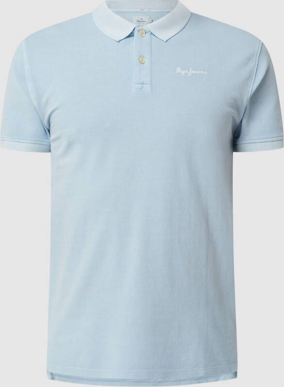 Pepe Jeans Slim fit poloshirt van katoen model 'Vincent'