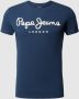 Pepe Jeans T-shirt casual t-shirt mannen Blauw Heren - Thumbnail 1
