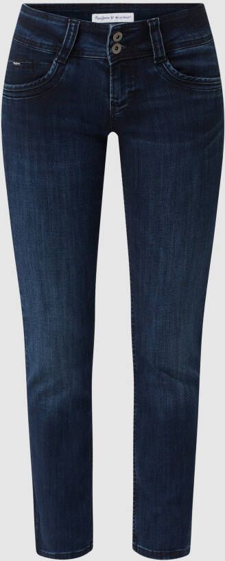 Pepe Jeans Straight fit jeans met stretch model 'Gen'
