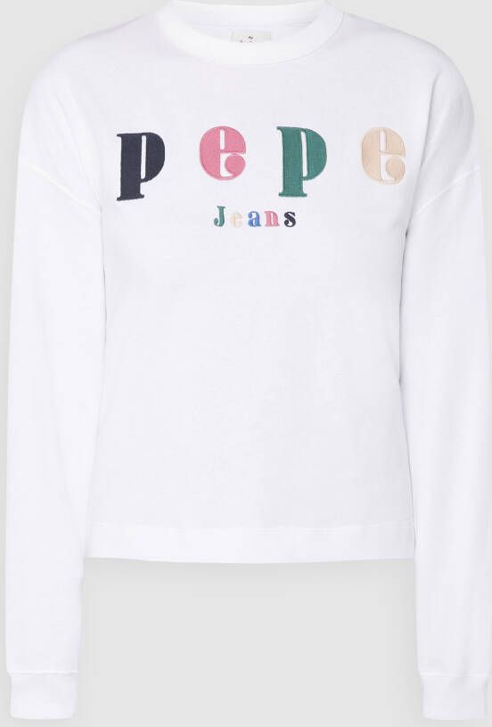 Pepe Jeans Sweatshirt met logo model 'Peg'