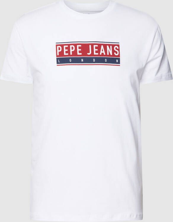 Pepe Jeans T-shirt met labelprint