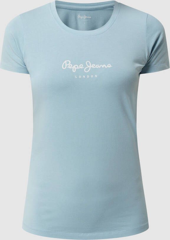 Pepe Jeans T-shirt met print model 'New Virginia'
