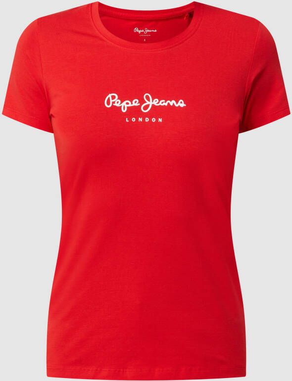 Pepe Jeans T-shirt met print model 'New Virginia'