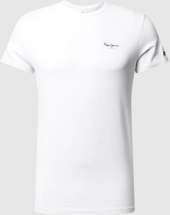 Pepe Jeans T-shirt Original Basic 3 N White Heren