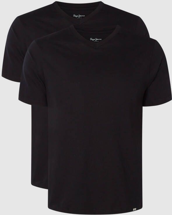 Pepe Jeans T-shirt van katoen in een set van 2 stuks model 'Aiden'