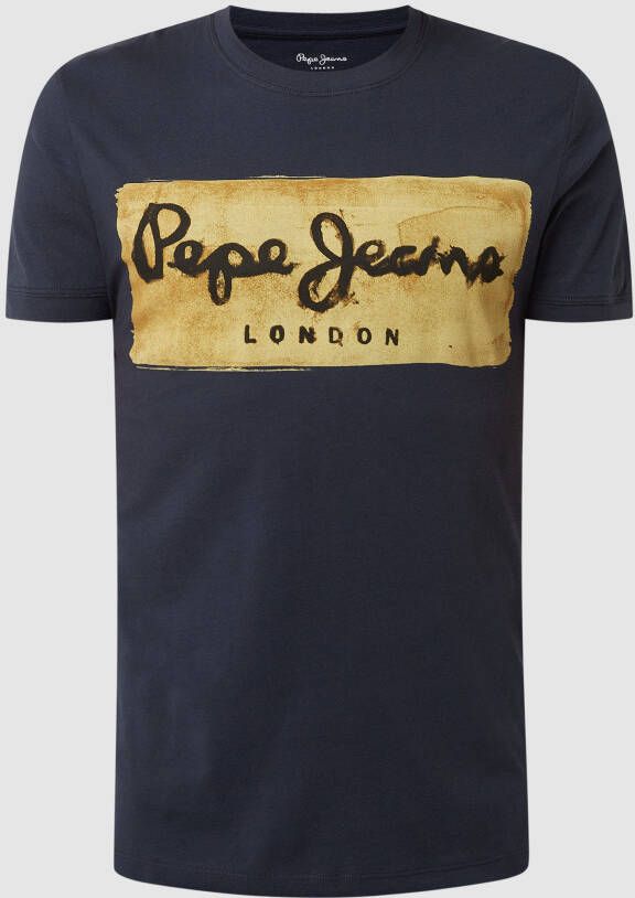 Pepe Jeans T-shirt van katoen model 'Charing'
