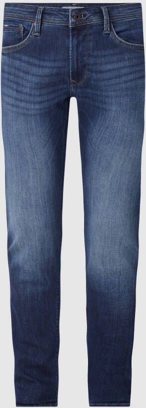 Pepe Jeans Tapered fit jeans met stretch model 'Stanley'