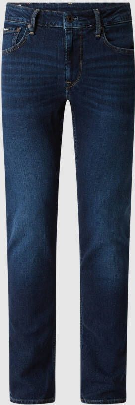 Pepe Jeans Tapered fit jeans met stretch model 'Stanley'