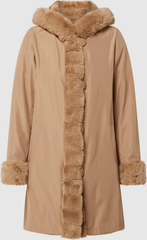 PETITE M. Keerbare jas met capuchon