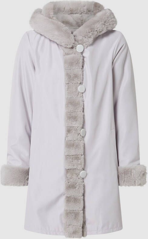 PETITE M. Keerbare jas met capuchon