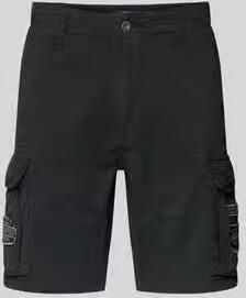 Petrol regular fit bermuda s met cargozakken
